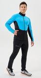 Тренировочная куртка Nordski Advance Light Blue/Black мужская