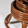 Кресло-качалка Папасан ( PAPASAN 23/01 W) /с подушкой и ремешками/ Pecan (орех)