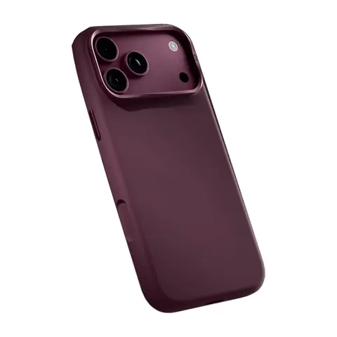 Чехол VLP iPhone 18 Pro Max Aster Pro Case с MagSafe темно-вишневый