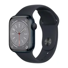 Умные часы Apple Watch Series 8 GPS, 41mm, Aluminium Case with Sport Band S/M, Midnight (Тёмная ночь)