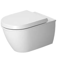Duravit Darling 2557090000 Унитаз подвесной Rimless® без смывного края, с вертикальным смывом, вкл. крепление Durafix, 370x540мм, цвет: Белый фото