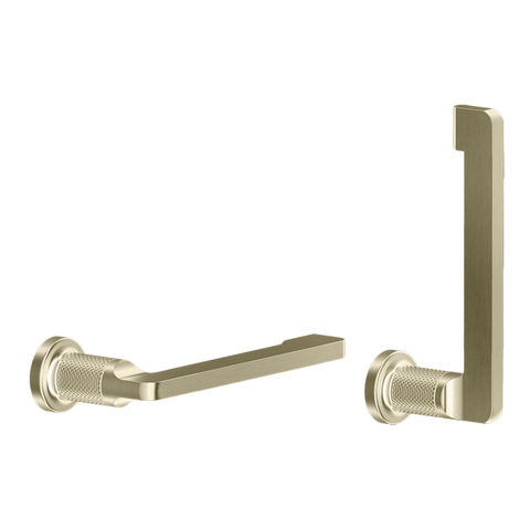 Gessi Inciso 58455#727 Держатель для туалетной бумаги вертикальный или горизонтальный, цвет: brushed brass pvd