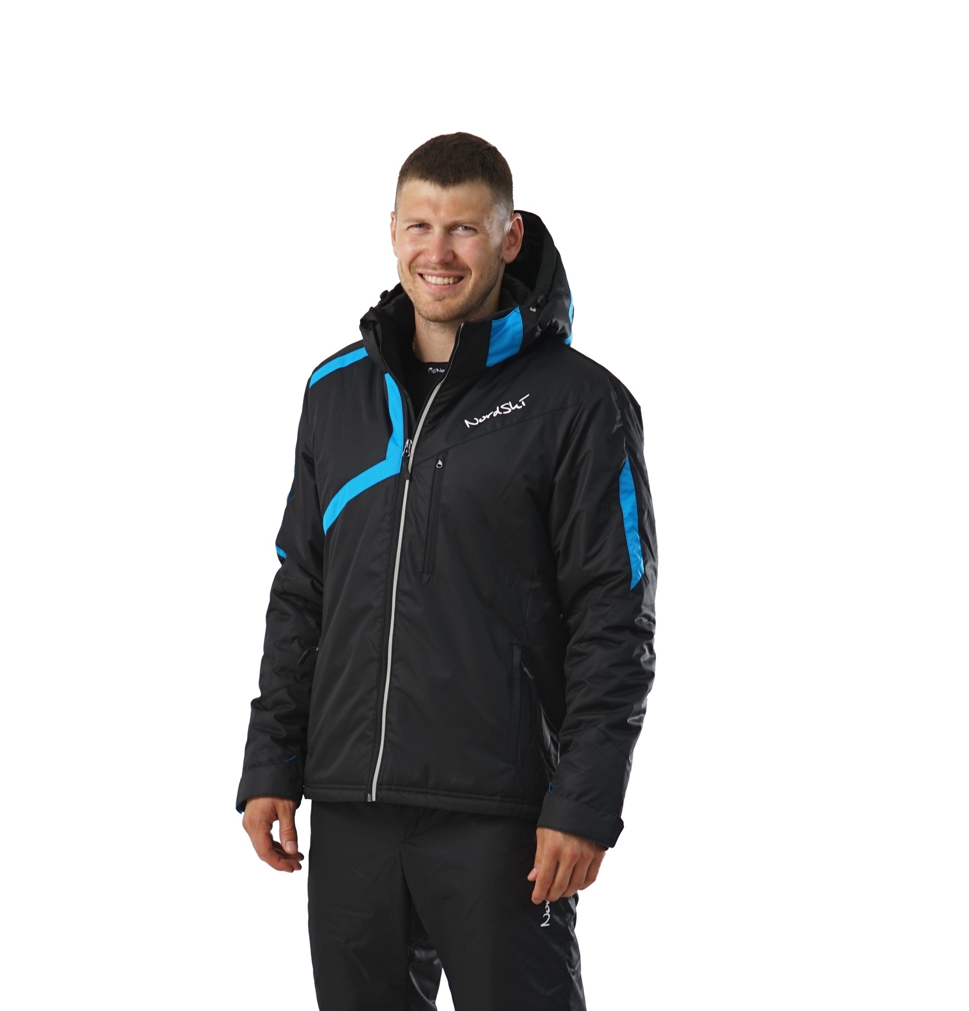 Nordski Premium прогулочный костюм мужской black-blue