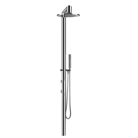 Gessi Ovale 23145#031 Душевая штанга с ручным душем, цвет: хром