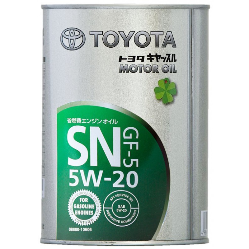 Масло моторное TOYOTA Motor Oil SN/GF-5 5W20 синтетическое 4л