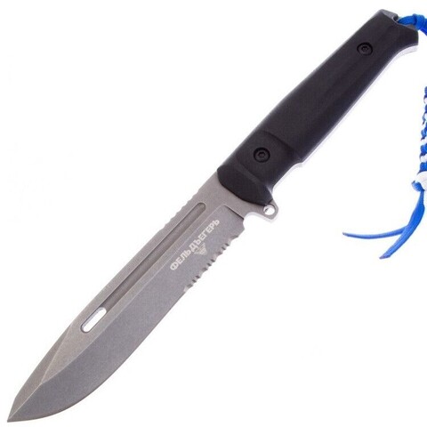 Тактический нож Фельдъегерь AUS-8 TacWash Serrated, Kizlyar Supreme, 4650065059695
