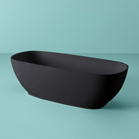 ArtCeram Hoop ACW002 17 NERO MATT Ванна отдельностоящая, 170x70, цвет: чёрный