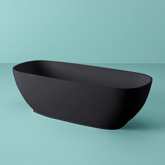 ArtCeram Hoop ACW002 17 NERO MATT Ванна отдельностоящая, 170x70, цвет: чёрный фото