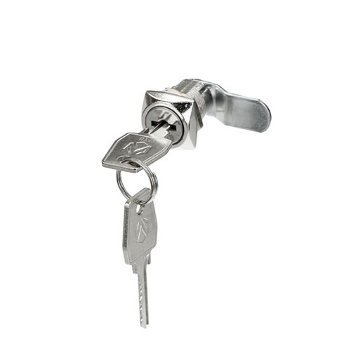 Замок почтовый EUROLOCK 0802 20мм 180гр. ригель изогнут на 5мм 2кл.
