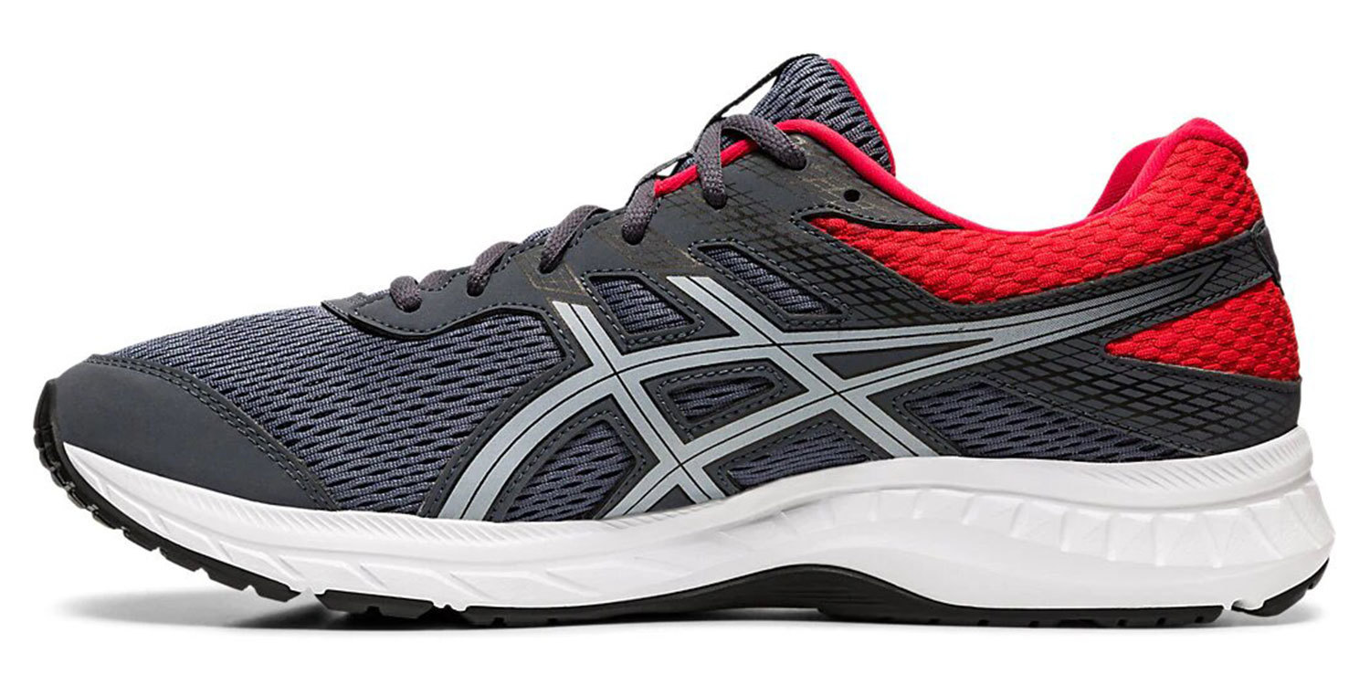 Asics Gel Contend 6 кроссовки для бега мужские серые-красные - 5