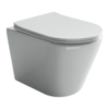 Ceramica Nova Highlight CN1804 Подвесной унитаз c ультра тонким сидением с функцией плавного закрытия, цвет: белый