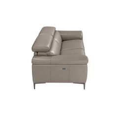 3-х местный диван 5320-3P-M5655 / 6122 с кожаной обивкой и механизмом релаксации