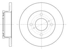 Диск тормозной G-brake  GR-01671