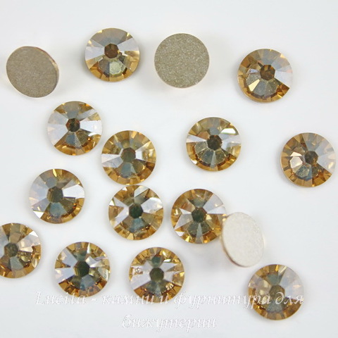 2028/2058 Стразы Сваровски холодной фиксации Crystal Golden Shadow ss12 (3,0-3,2 мм), 10 штук ()