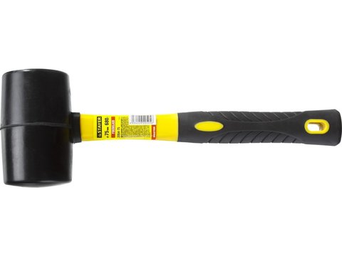 STAYER 680 г, чёрная, резиновая киянка, Professional (2054-75)