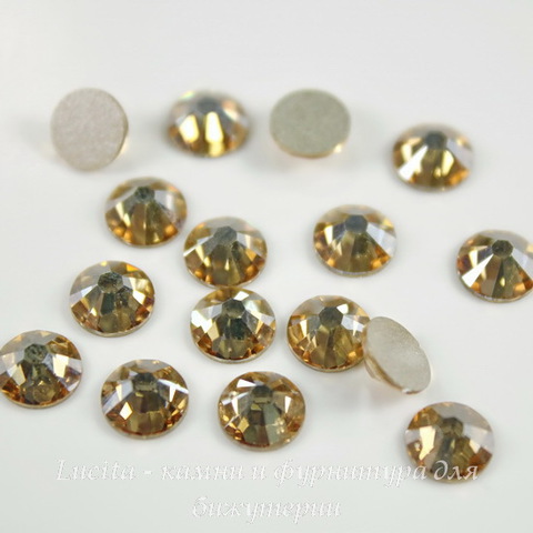 2028/2058 Стразы Сваровски холодной фиксации Crystal Golden Shadow ss12 (3,0-3,2 мм), 10 штук ()