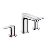 Hansgrohe Talis E 71733000 Смеситель для раковины двухвентильный на 3 отверстия с донным клапаном