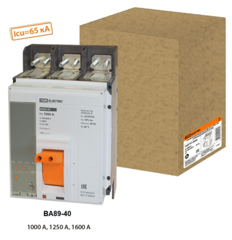 ВА89-40 3Р 1250А 65кА TDM