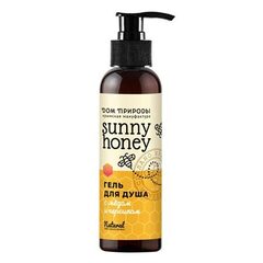 Гель для душа «С мёдом и персиком» Sunny Honey ТМ Мануфактура Дом Природы
