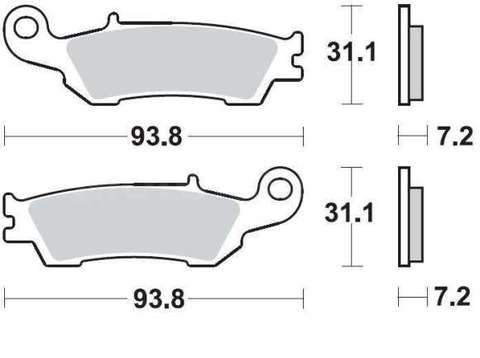 Колодки тормозные BRAKING 929CM44