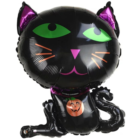 Шар К Фигура, Кот Хэллоуин, Черный, 24
