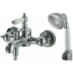 Bravat Art F675109C-B Смеситель для ванны с душевым набором фото
