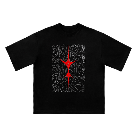 Футболка alien font