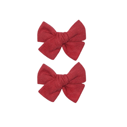 Бантики Marzipan Little Flannel Red