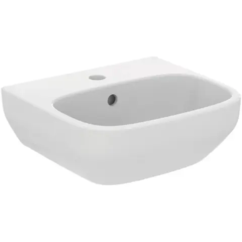 Ideal Standard i.life A T470801 Раковина для рук 40x36 см, с отверстием под смеситель, с отверстием перелива
