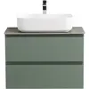 BelBagno KRAFT-700-2C-SO-VO База под раковину подвесная с фрезерованными ручками по всей длине фасада с двумя выкатн. ящ., Еловый Мат., 700x455x500