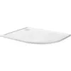 BelBagno TRAY-MR-UNO-RH-120/80-550-35-W-L-BO Поддон из искусственного мрамора в комплекте с сифоном с белой матовой декоративной накладкой