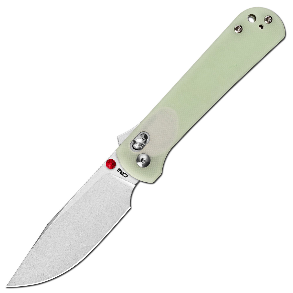 Складной нож CJRB Bolt, сталь AR-RPM9, рукоять G10 (светится в темноте), зеленый