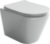 Ceramica Nova Highlight CN1804 Подвесной унитаз c ультра тонким сидением с функцией плавного закрытия, цвет: белый