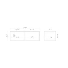 Тумба подвесная ML059