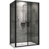 Abber Sonnenstrand AG04100BC-S90B Душевой уголок, 100x90x195, цвет: чёрный