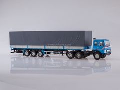 MAZ-6422 with three-axle semitrailer MAZ-9758 blue-gray 1:43 AutoHistory