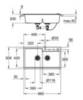 GROHE K500 31649AP0 Мойка кухонная с двумя чашами
