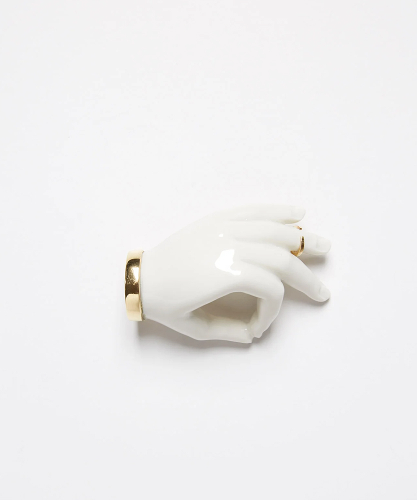 Брошь Hand WHITE