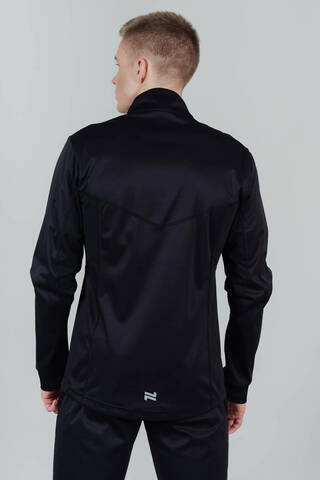 Мужская куртка для лыж и бега зимой Nordski Hybrid Pro black-grey