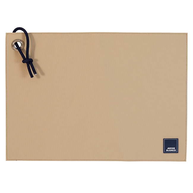 Waterproof placemat beige – sail, 2 pcs Marine Business