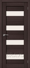 Межкомнатная дверь Браво-23 Wenge Melinga cтекло Magic Fog, ТМ Браво