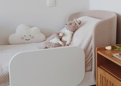 Защитный бортик для кровати KIDI soft (белый)