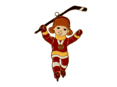 Елочная игрушка Хоккеист