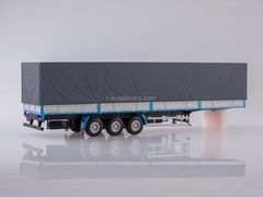 MAZ-6422 with three-axle semitrailer MAZ-9758 blue-gray 1:43 AutoHistory
