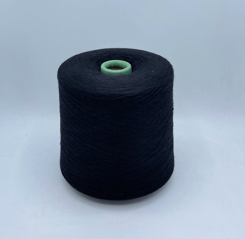 Zegna Baruffa (пр.Италия), art. CASHWOOL ,2/48 2400м/100гр. 100%меринос , цвет-Черный, арт-26634