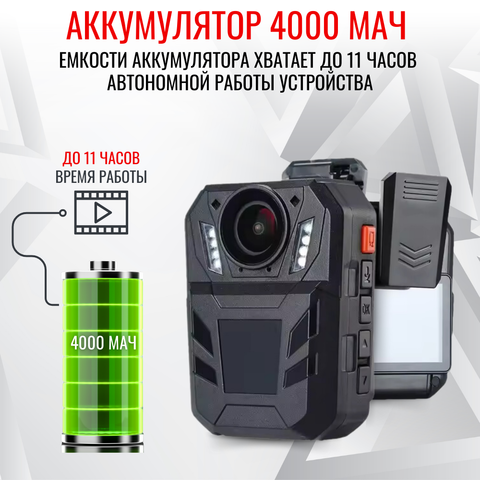 Персональный носимый видеорегистратор RIXET RX-7