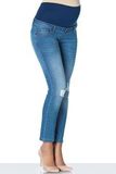 Джинсы для беременных (SLIM) 03969 голубой