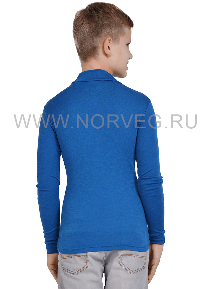 Термобелье рубашка Norveg Soft City Style детская с длинным рукавом ниагара - 2