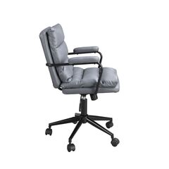 Вращающееся офисное кресло 4155 из серой ткани