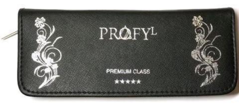 PROFYLAB (Profy-L) Чехол для 1-х ножниц на молнии, экокожа, 7,0 х 18,5 см, чёрный